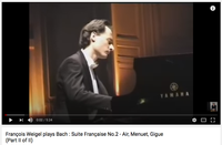 Bach : French Suite No.2 (Part II of II)