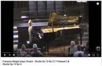 Chopin : Studie Op.10 No.3 (Tristesse) and Studie Op.10 No.4