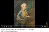 Mozart : Piano Quartet No.1